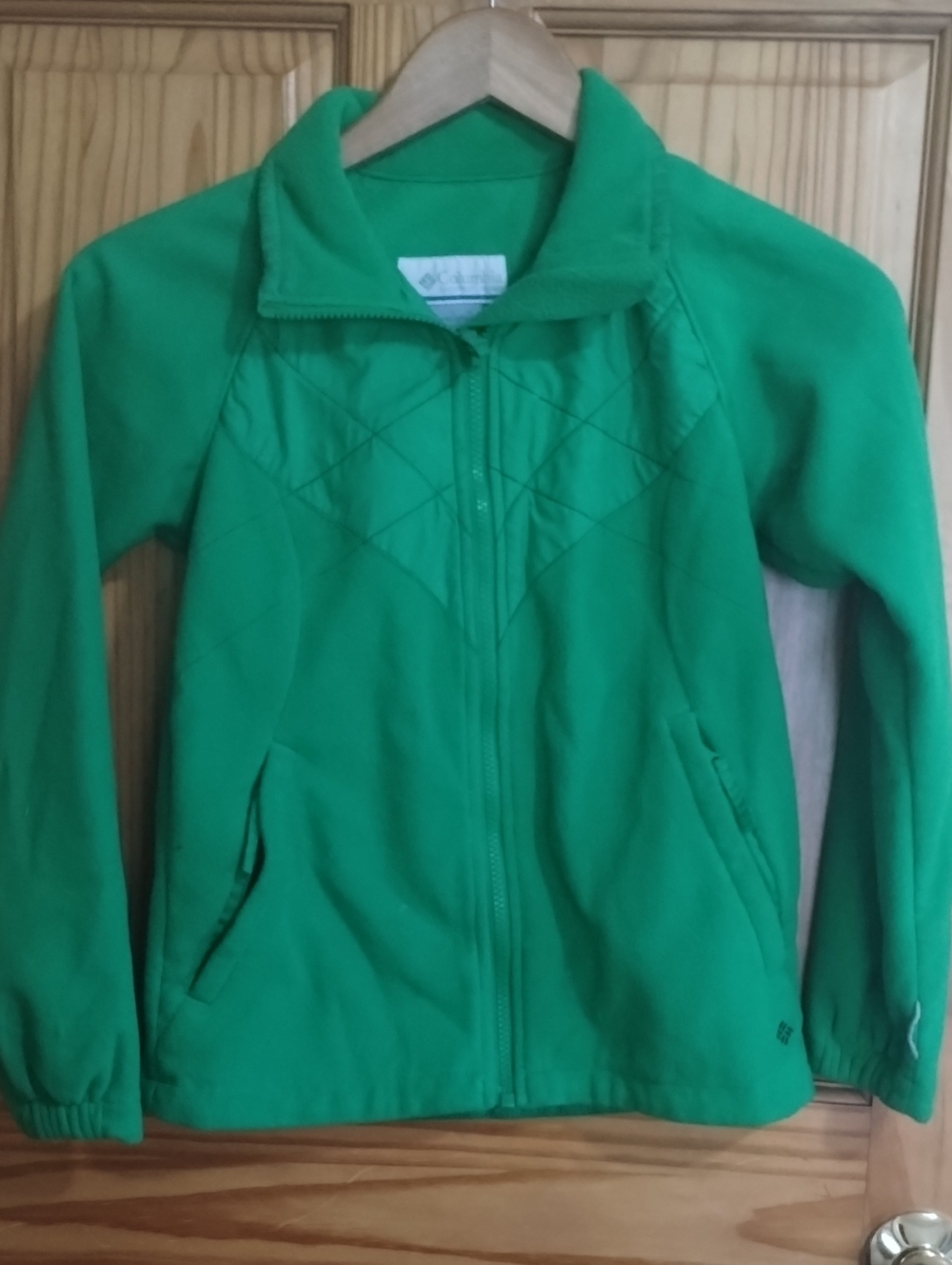 Green Kids Zip-Front Jacket